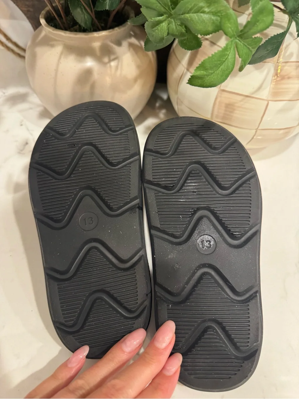 all in motion Black Kids Slide Sandals